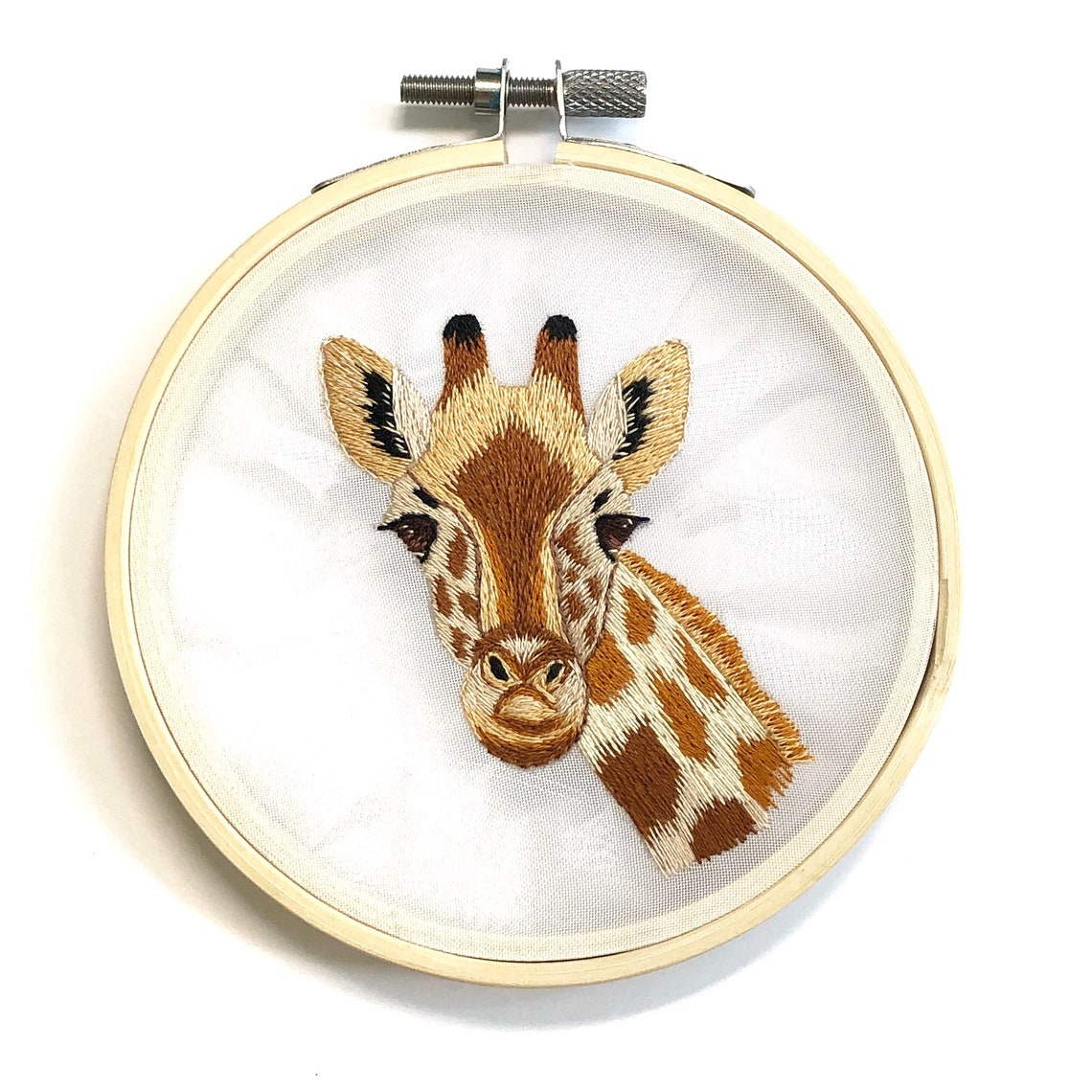 Digital hand embroidery giraffe pattern Instant download Etsy