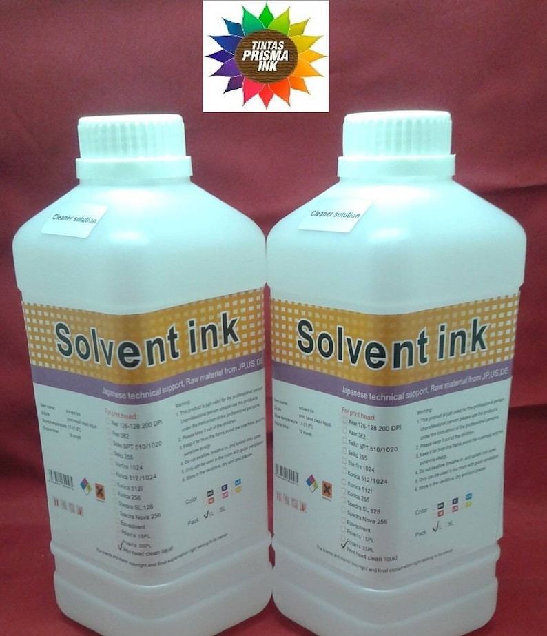 Eco Solvent Cleaner Cleaning Solution Roland Mutoh Mimaki DX2 DX3 DX4