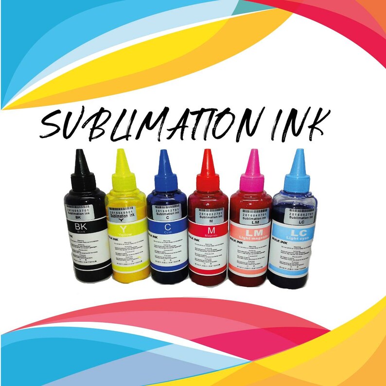 600ml Sublimation ink kit for Epson artisan 1430 1400 L800 R280 L8050 printers bulk refill ink set for ciss or cartridges refillable image 2