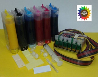 Ciss for use in Epson Artisan 1430 prefilled with Sublimation ink transfer t-shirt, mug, cup 79
