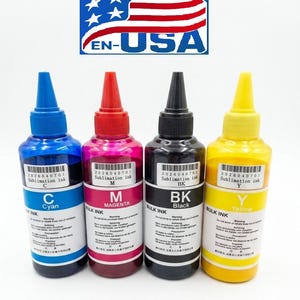 400ml Sublimation ink kit for Epson EcoTank ET-2800 ET2850 ET-2720 workforce printers Ciss cartridges refillables transfer t-shirt mug cup