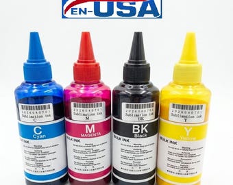 400ml Sublimation ink kit for Epson EcoTank ET-2800 ET2850 ET-2720 workforce printers Ciss cartridges refillables transfer t-shirt mug cup