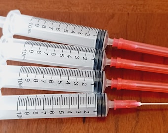 4 syringes blunt needle