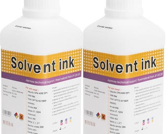 Eco Solvent Cleaner Cleaning Solution Roland Mutoh Mimaki DX2 DX3 DX4 DX5 DX6 DX7 DX8 DX9 DX10 DX11 Epson Printhead XP600 2 LT EN-USA Qlty