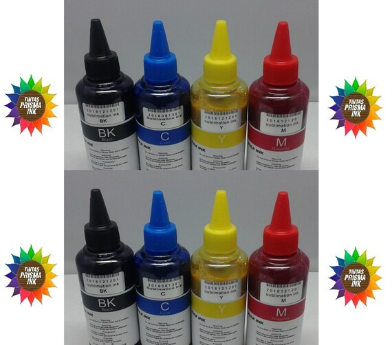Refill Sublimation ink 8 x 100ml for use in epson printers workforce WF Wf7710 Wf7720 Xp4100 Xp4105 wf2850 XP Ciss cartridges refillables