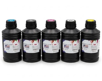 Premium LED UV Curable Ink 500ML for Flatbed Printer L800 L1800 R1390 DX5 DX7