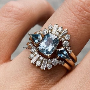 Alexandrite Ring,Rose Gold Vermeil,Engagement Ring,Alexandrite wedding Ring,Moissanite Diamond Ring,Anniversary Gift for Her,promise ring
