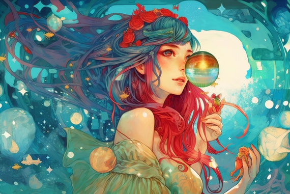 AI Art: bubble girl 2 by @Dreamer