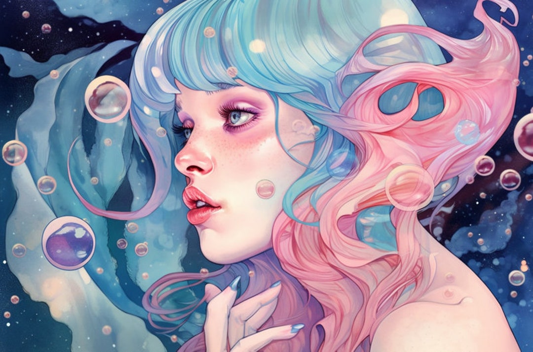 AI Art: bubble girl 2 by @Dreamer