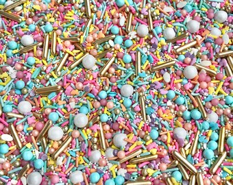 Hop To It Jimmies Candy Shapes Cupcake Cookie Baking Cake Decorations Party Favor Sugar Pearls NEW Easter Bunny Easter Sprinkles Mix
