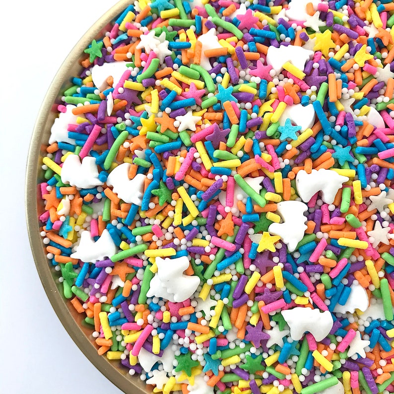 Sprinkles Rainbow Unicorn Sprinkles Edible Sprinkles Etsy
