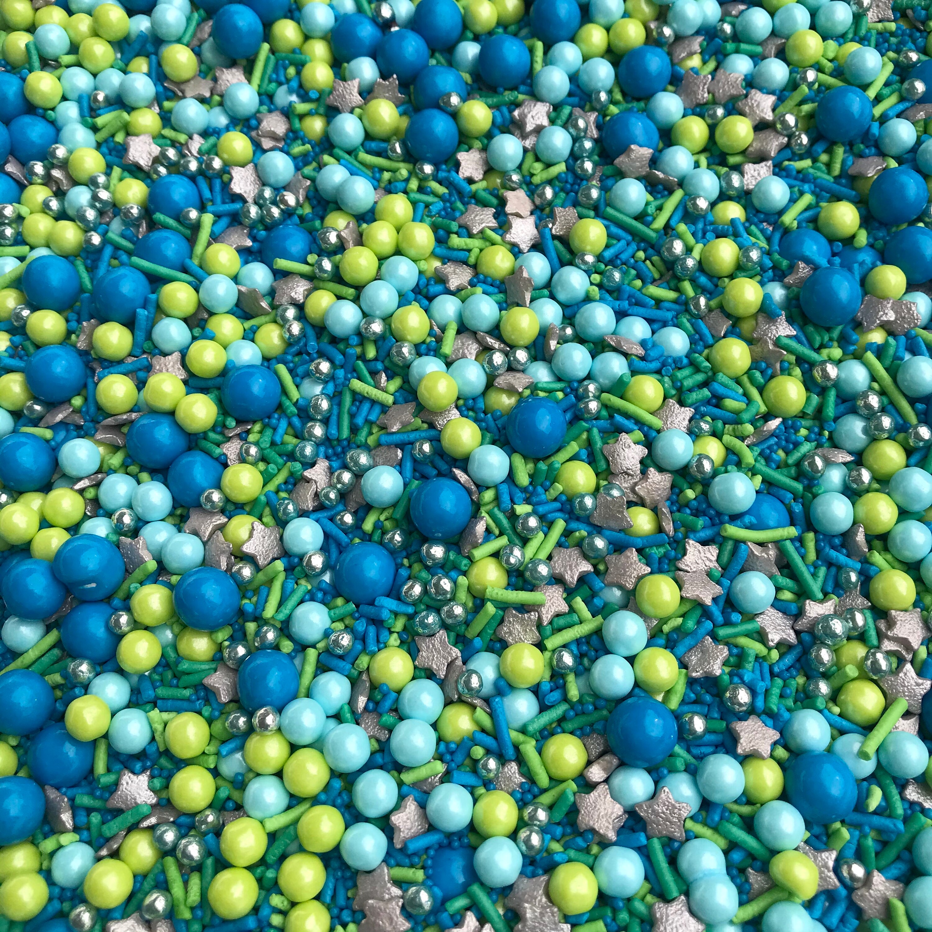 Sprinkles Mother Earth sprinkles blue and green sprinkles Etsy
