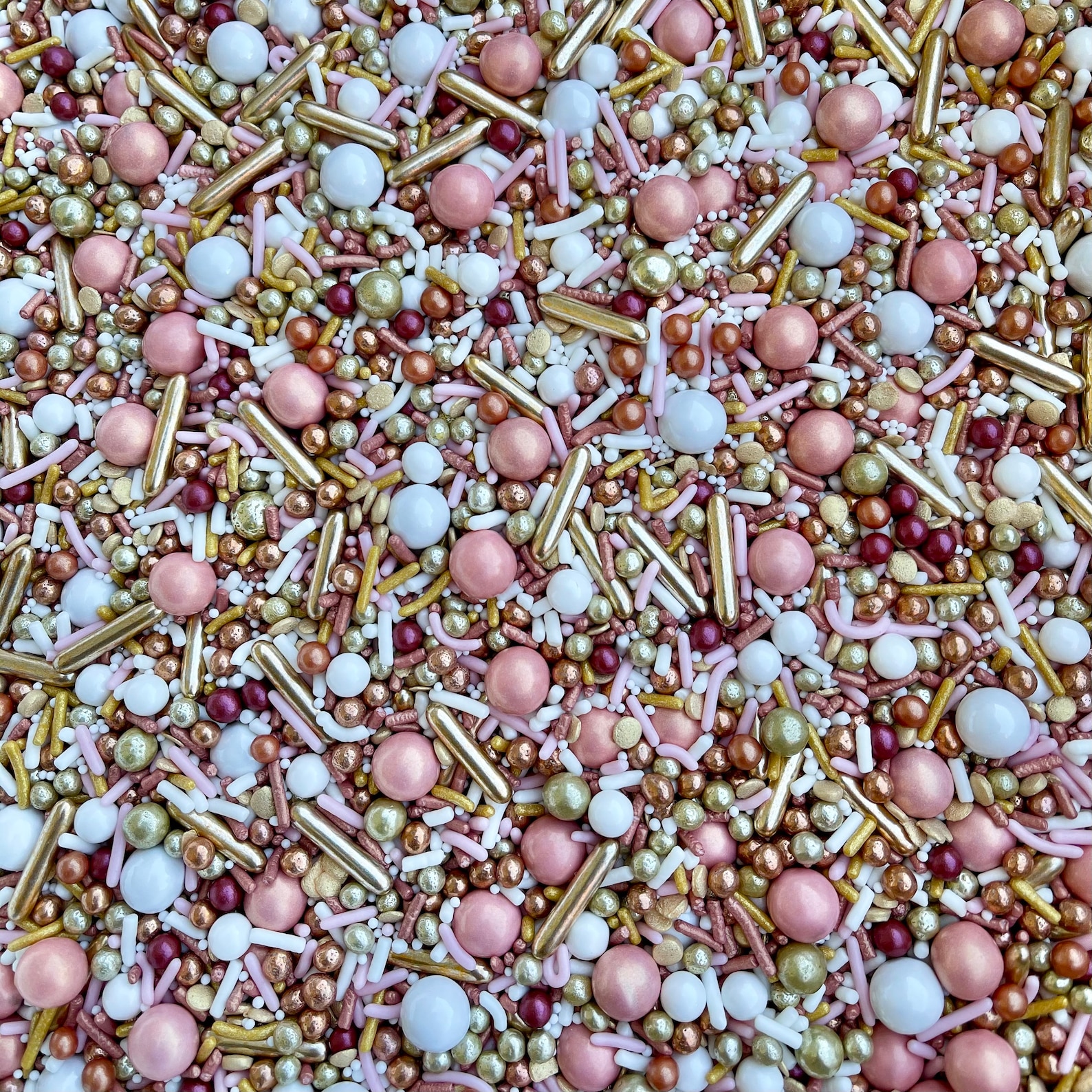 Sprinkles Rose gold sprinkle Rose sprinkles Cake Etsy