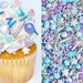Manvscakes, sprinkles, snowflake sprinkles, frozen decoration, holiday sprinkles, Christmas sprinkles, baking, cake decorations, cookies 