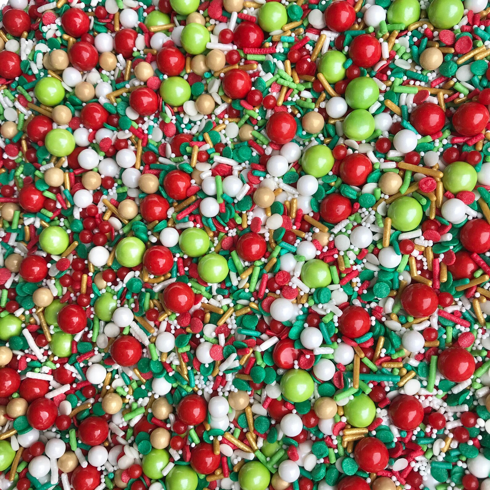 Sprinkles Christmas sprinkle mix Elf sprinkles Santa Etsy