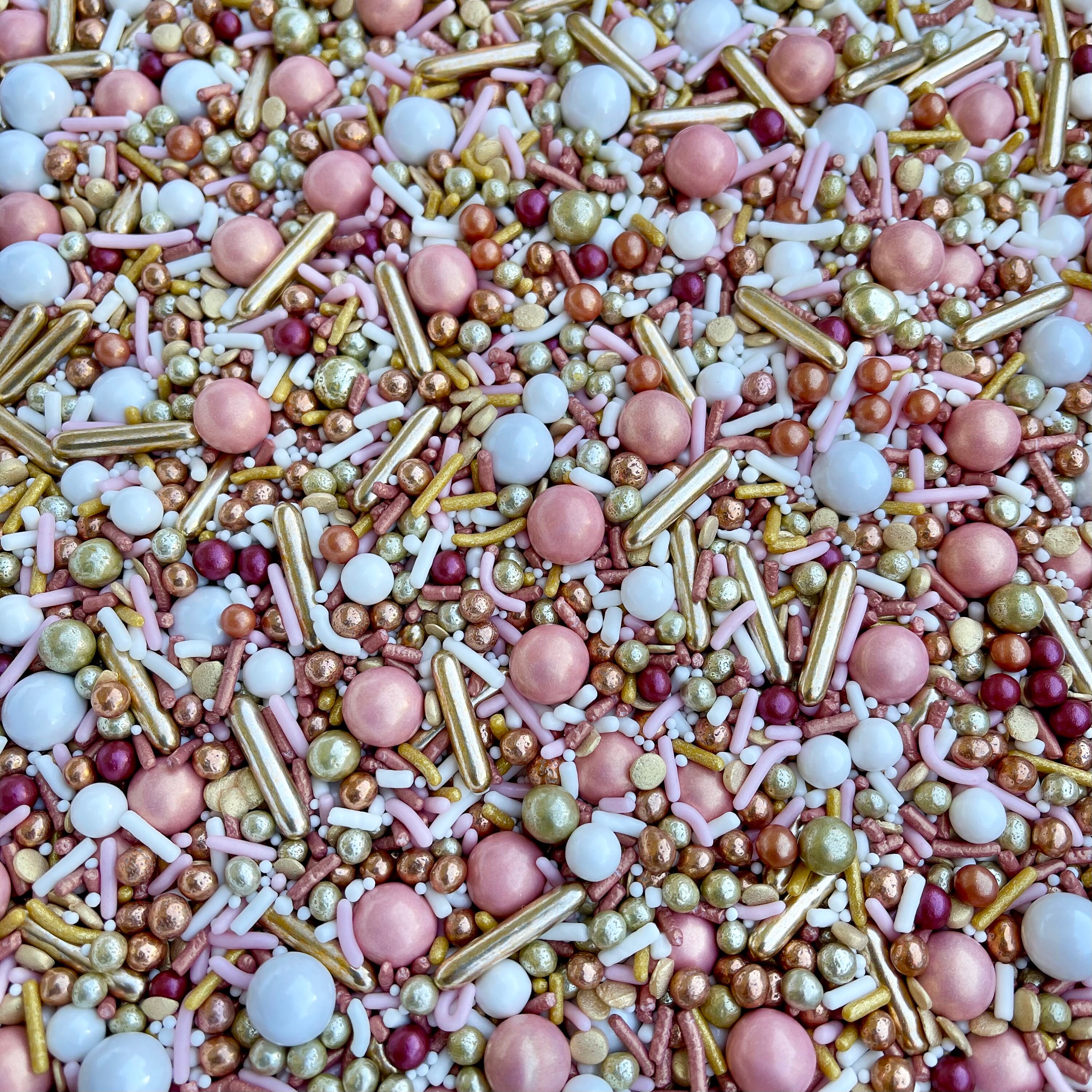 Sprinkles Rose gold sprinkle Rose sprinkles Cake Etsy