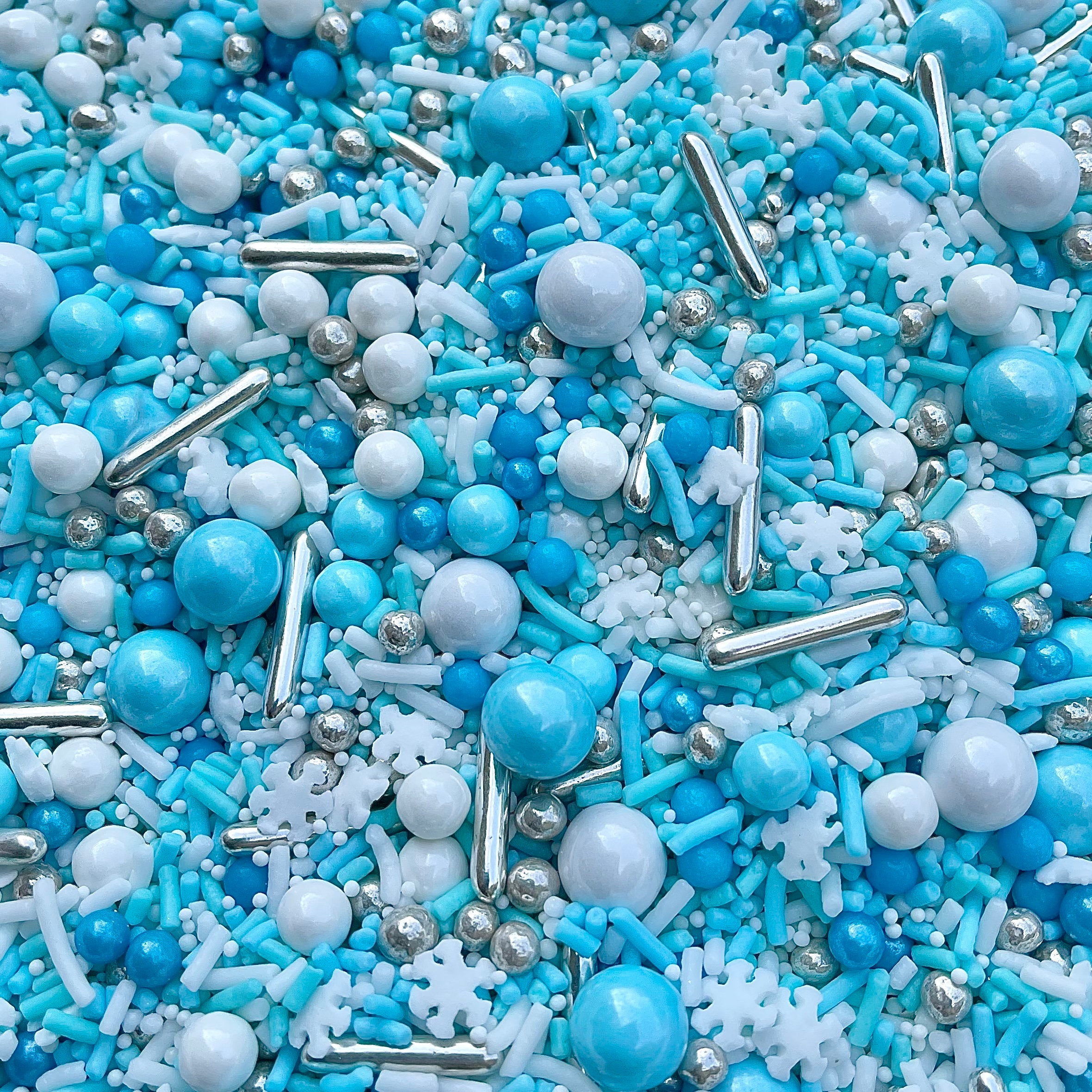 Manvscakes Snowflake Sprinkles Blue Sprinkle Sprinkle Etsy