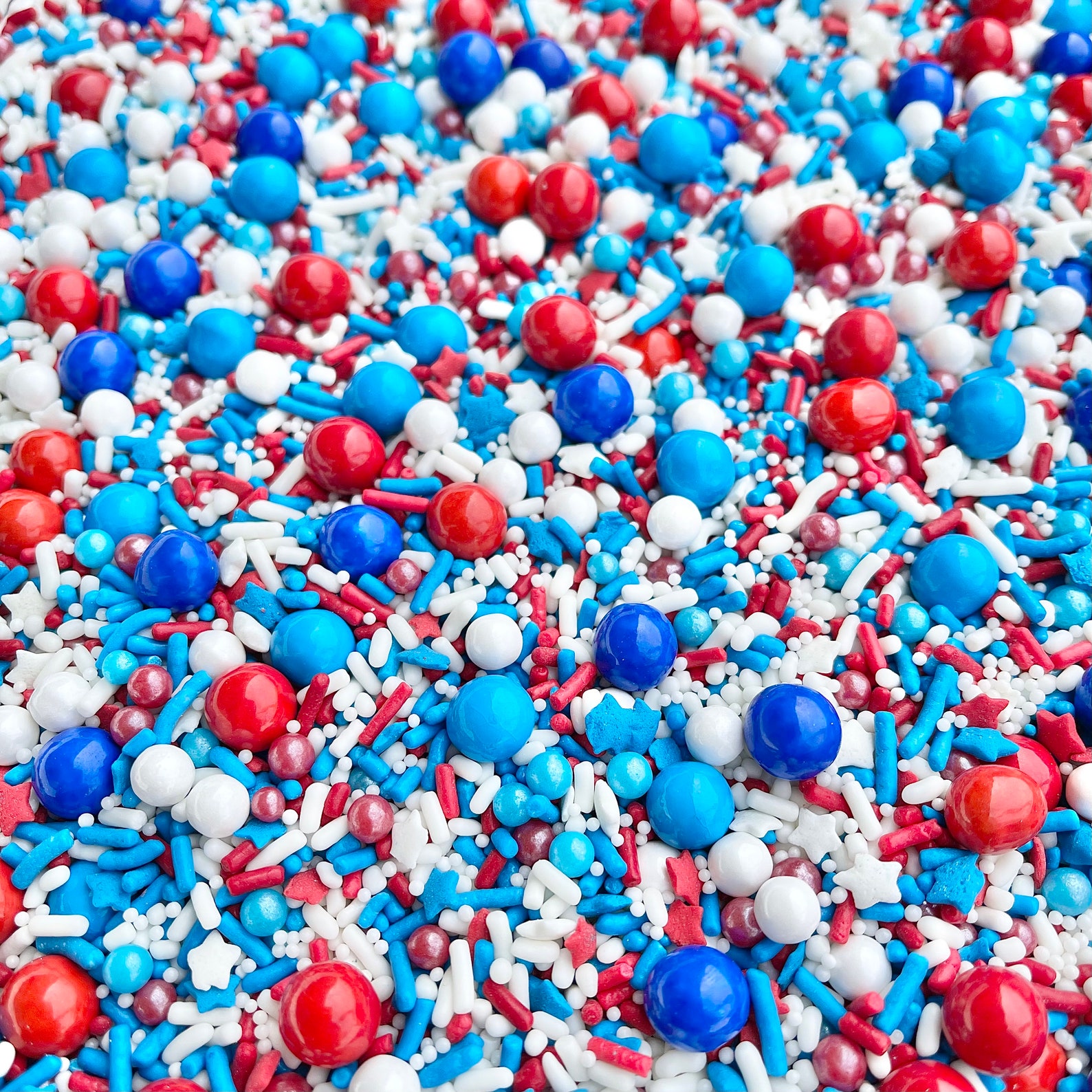 Sprinkles USA sprinkles Fourth of July Cake sprinkles Etsy