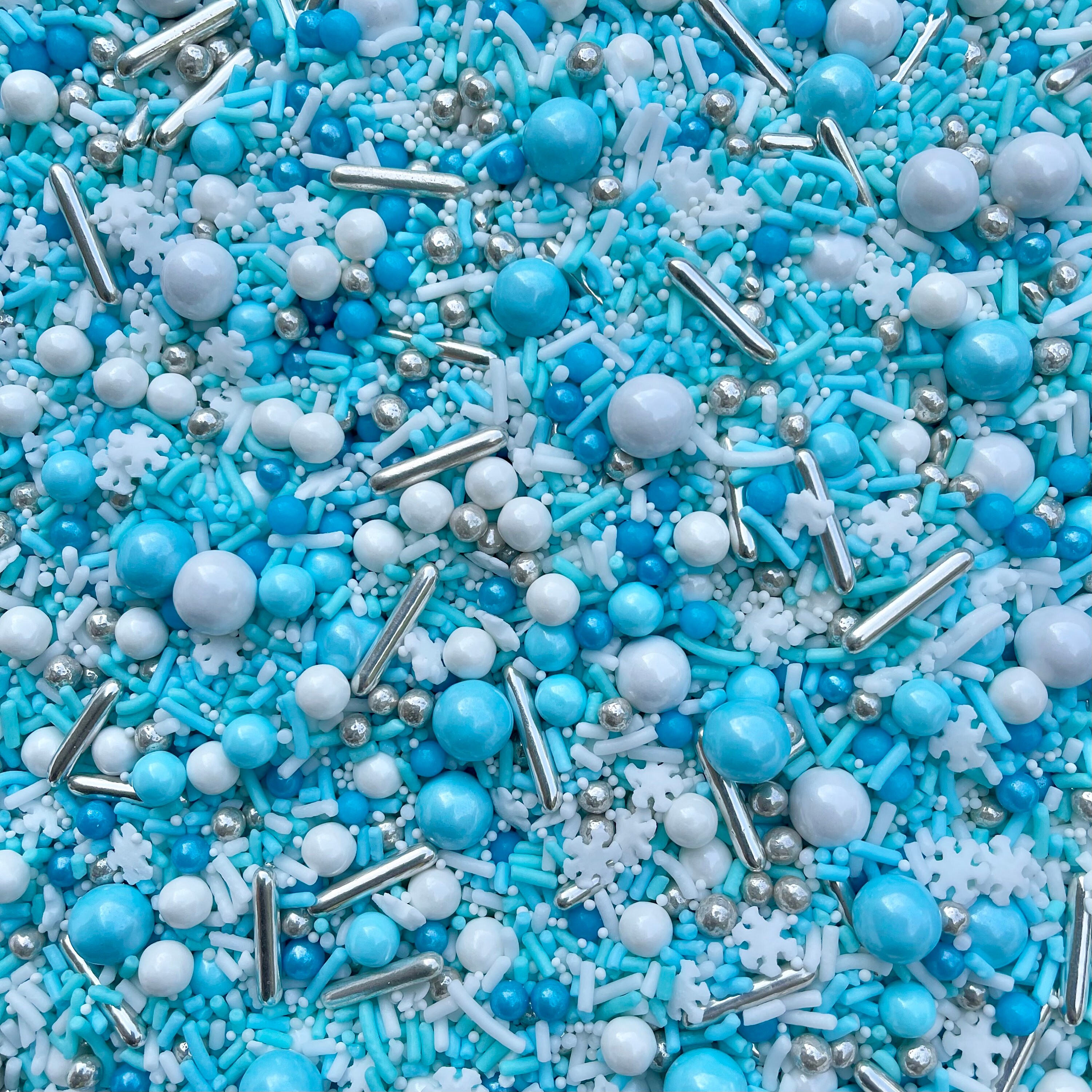 Manvscakes Snowflake Sprinkles Blue Sprinkle Sprinkle Etsy