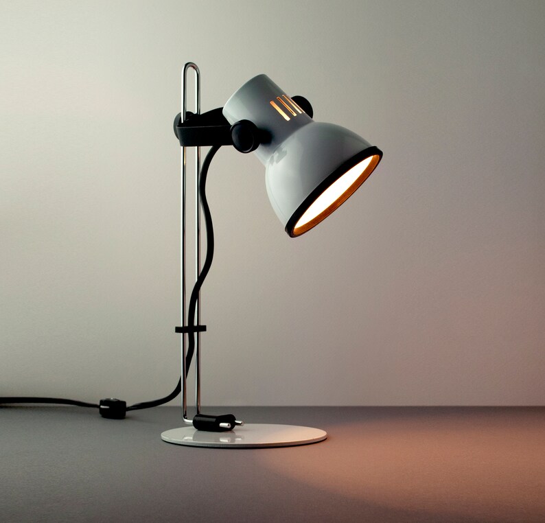Vintage 1980 S High Tech Desk Lamp Task Table Small Mood New Old Stock