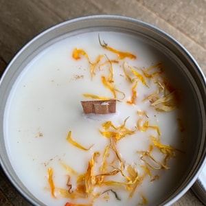 Lemon Pound Cake /Coco Apricot Candle/Woodwick/Scent/Home Decor/Healing/Inspirational/Fruity