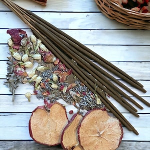 Apple Incense Sticks/Handmade/Home Decor/Relaxation/Meditation Incense/FREE Sample Pack Included
