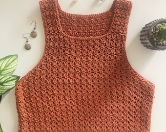 PDF CROCHET PATTERN - Tiana Tank Top