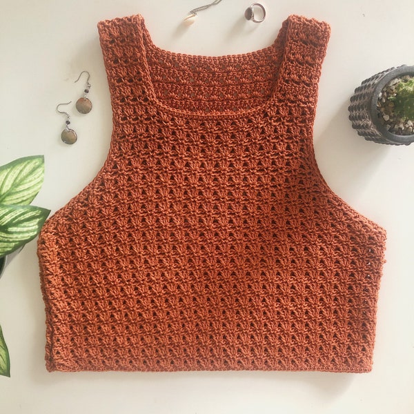 PDF CROCHET PATTERN - Tiana Tank Top