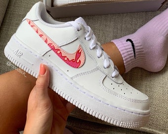 custom pink af1