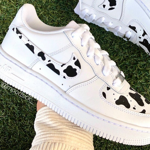 cow print af1s
