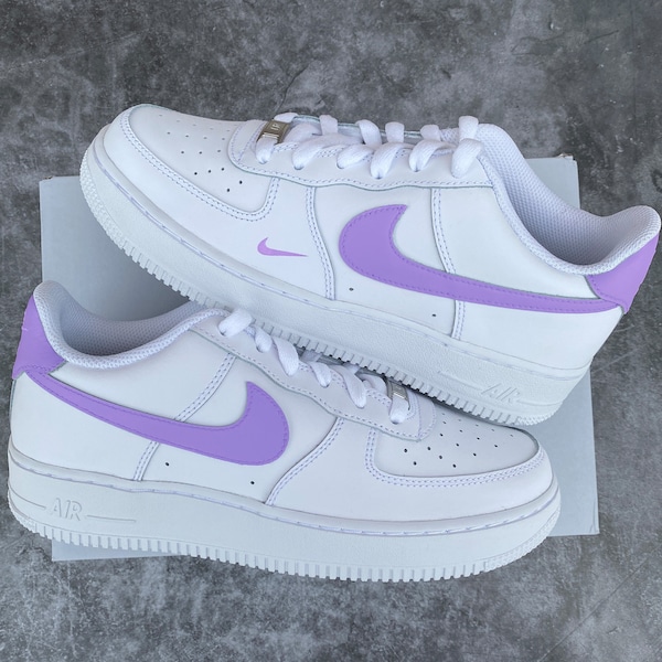 Purple Nike Shoes - Etsy