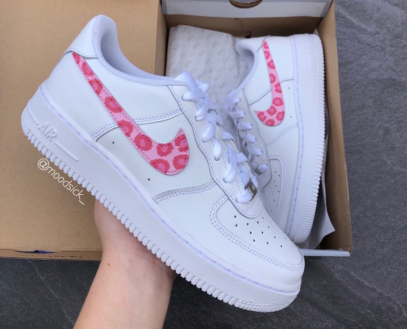 nike leopard air force ones