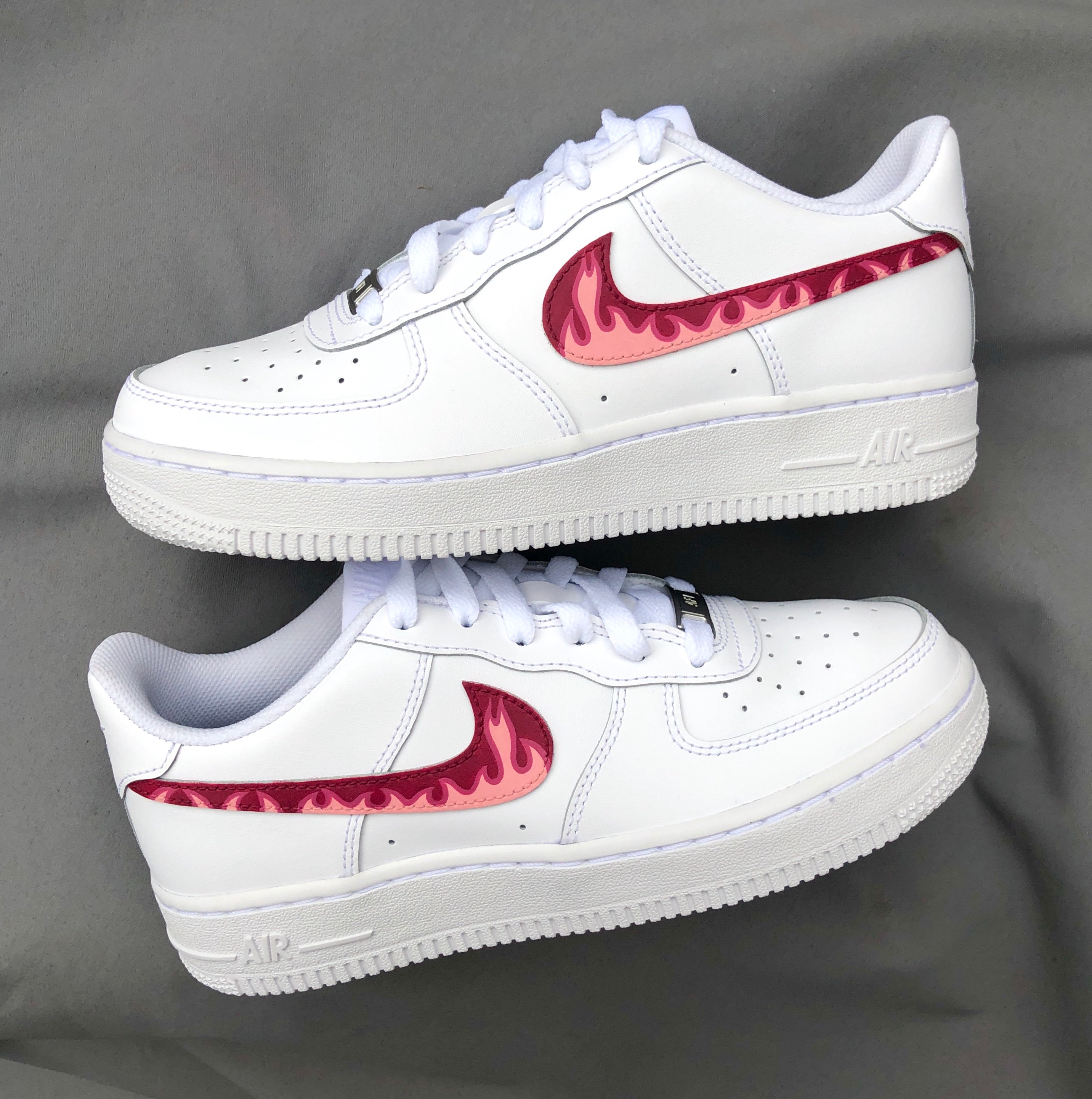 nike air force 1 rose foncé