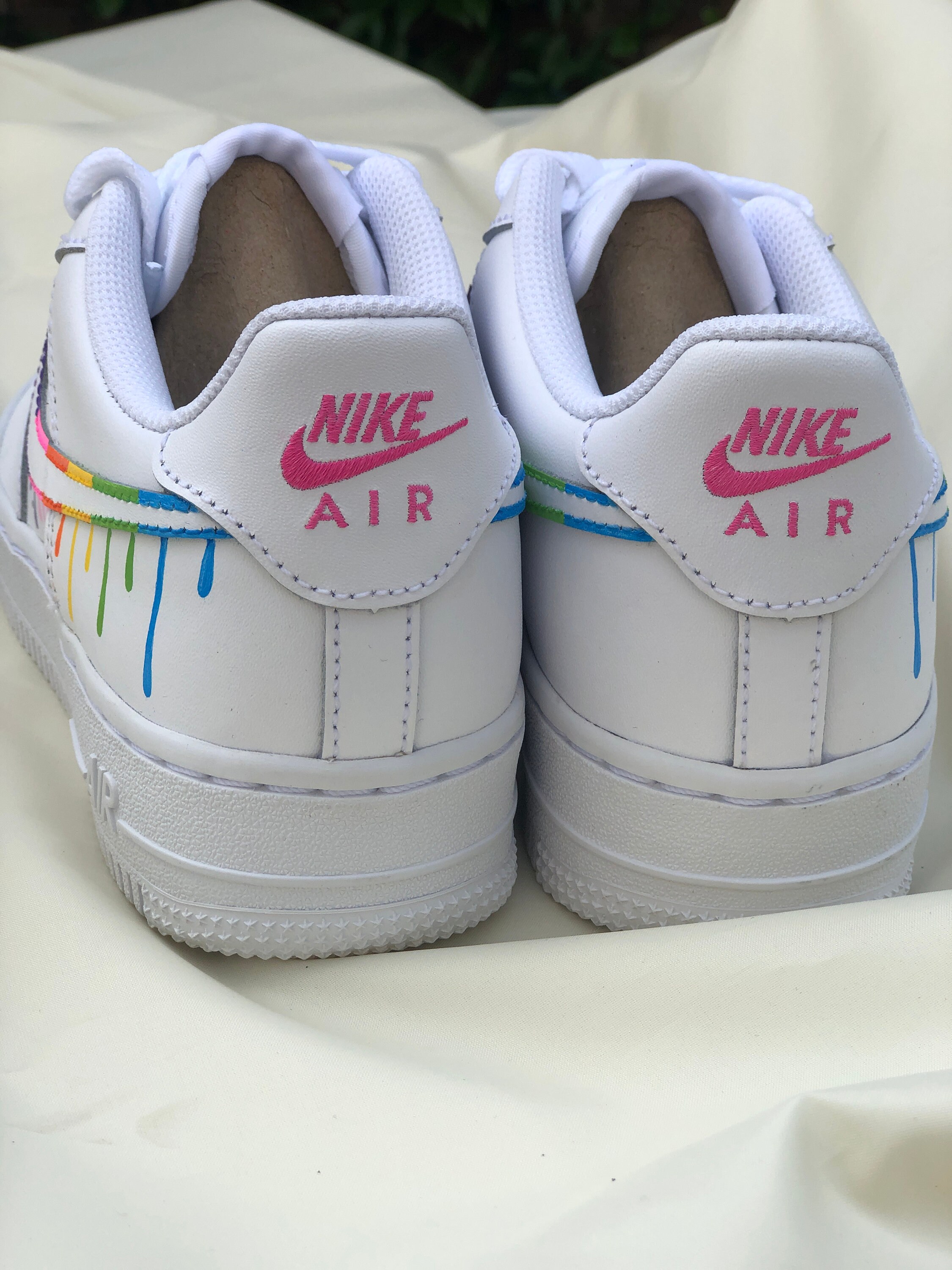 Nike air force 1 goteo de color marcador de pintura | Etsy México