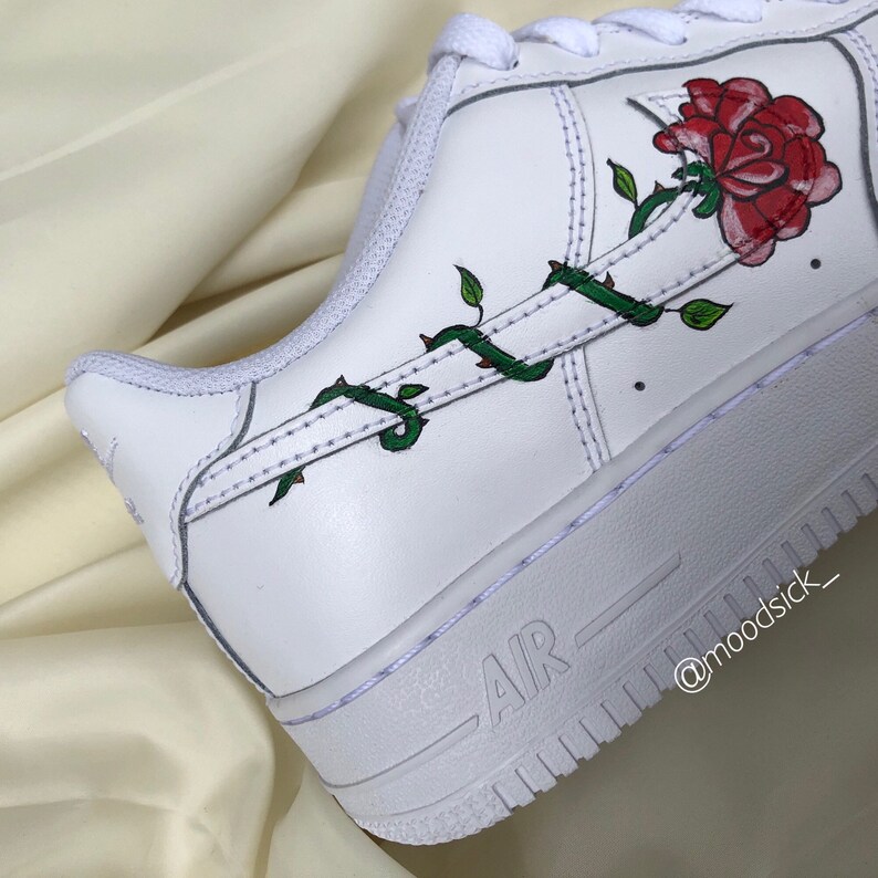 air forces with roses on them