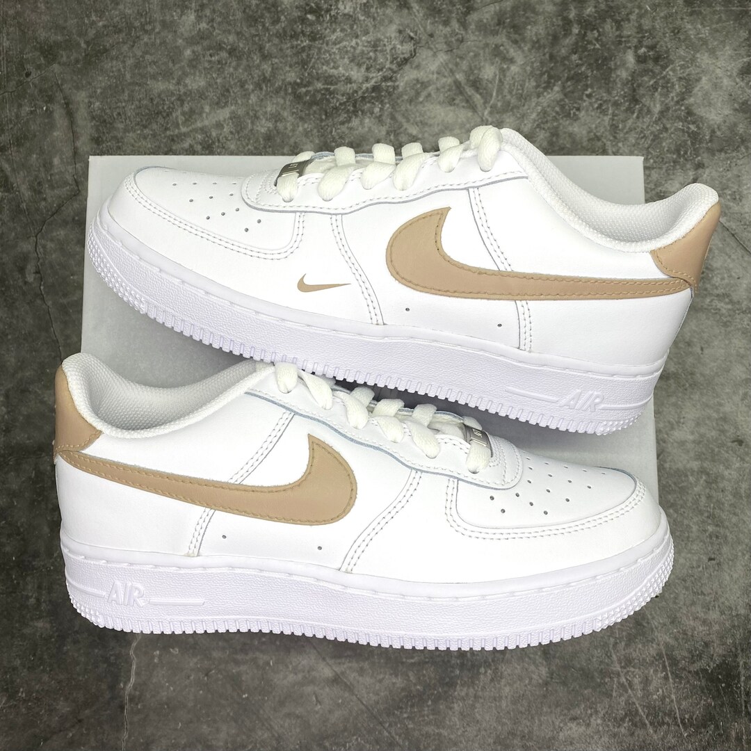 taupe nike air force ones