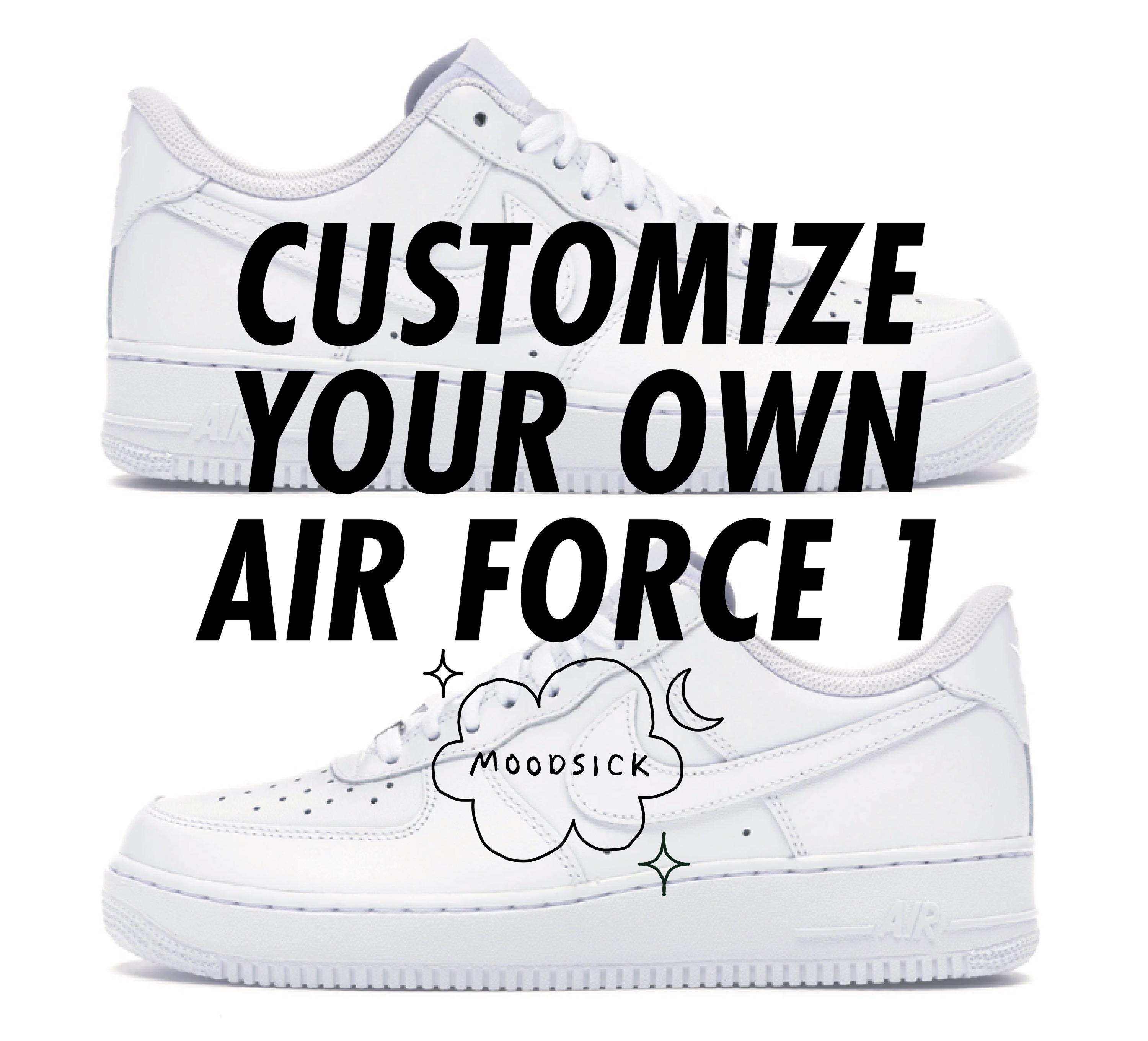nike air force customizing