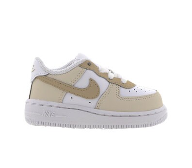 Air Force 1 Nike Custom Baby Sneakers Beige Taupe Brown New