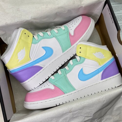 jordan 1 mid pastel pink