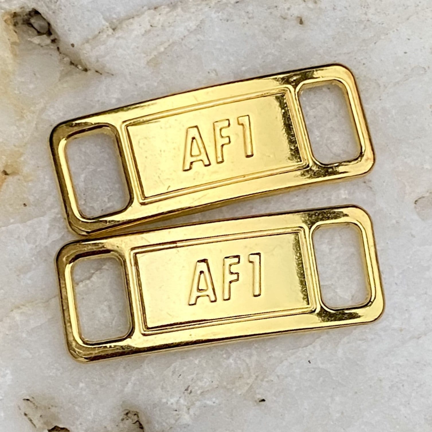 Nike AF1 Airforce 1 Air Force Laces Locks Lace tags Badge Dubraes