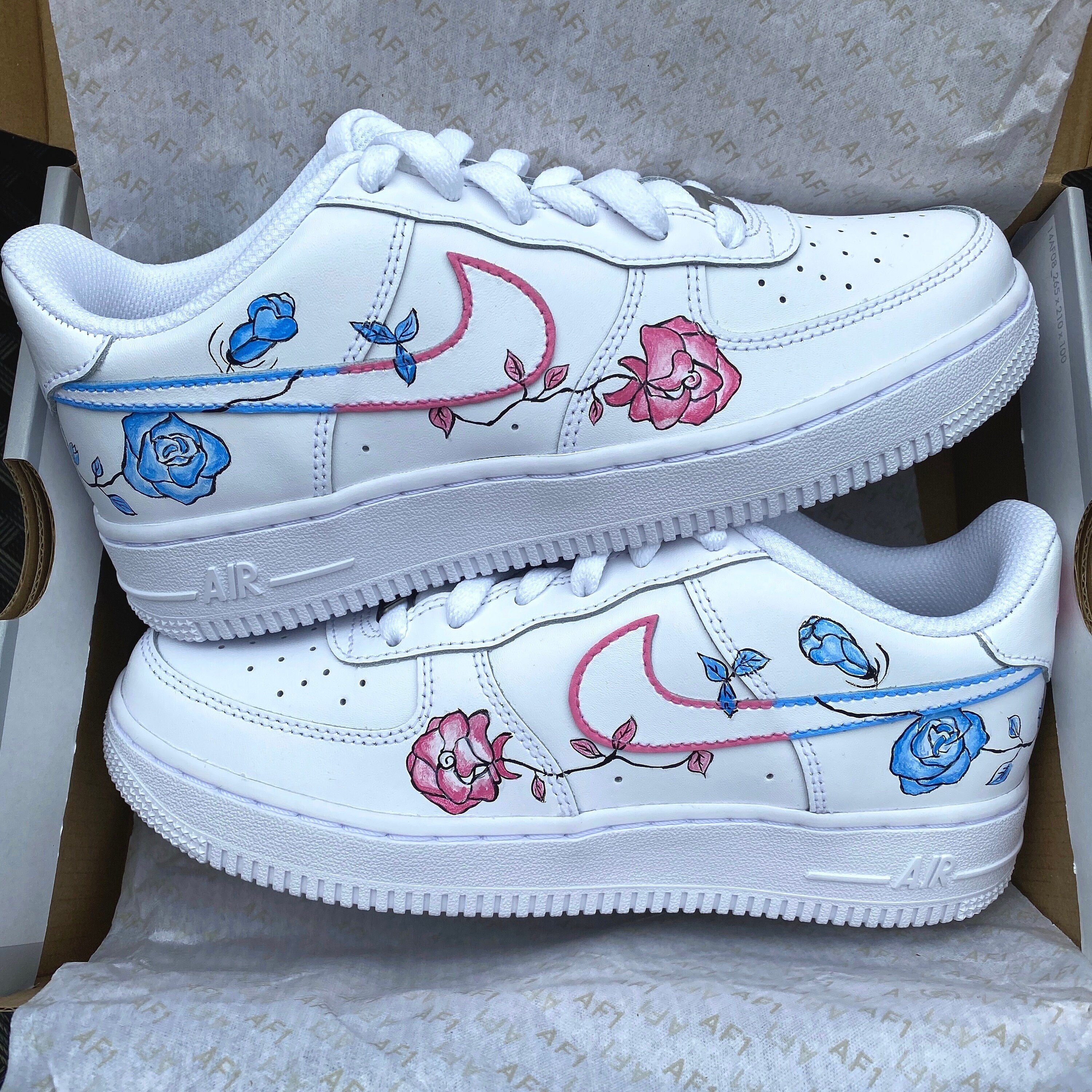 air force 1 zapatillas personalizadas mano - Etsy España