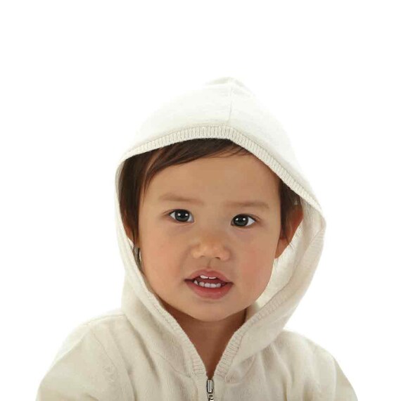 cream cashmere hoodie