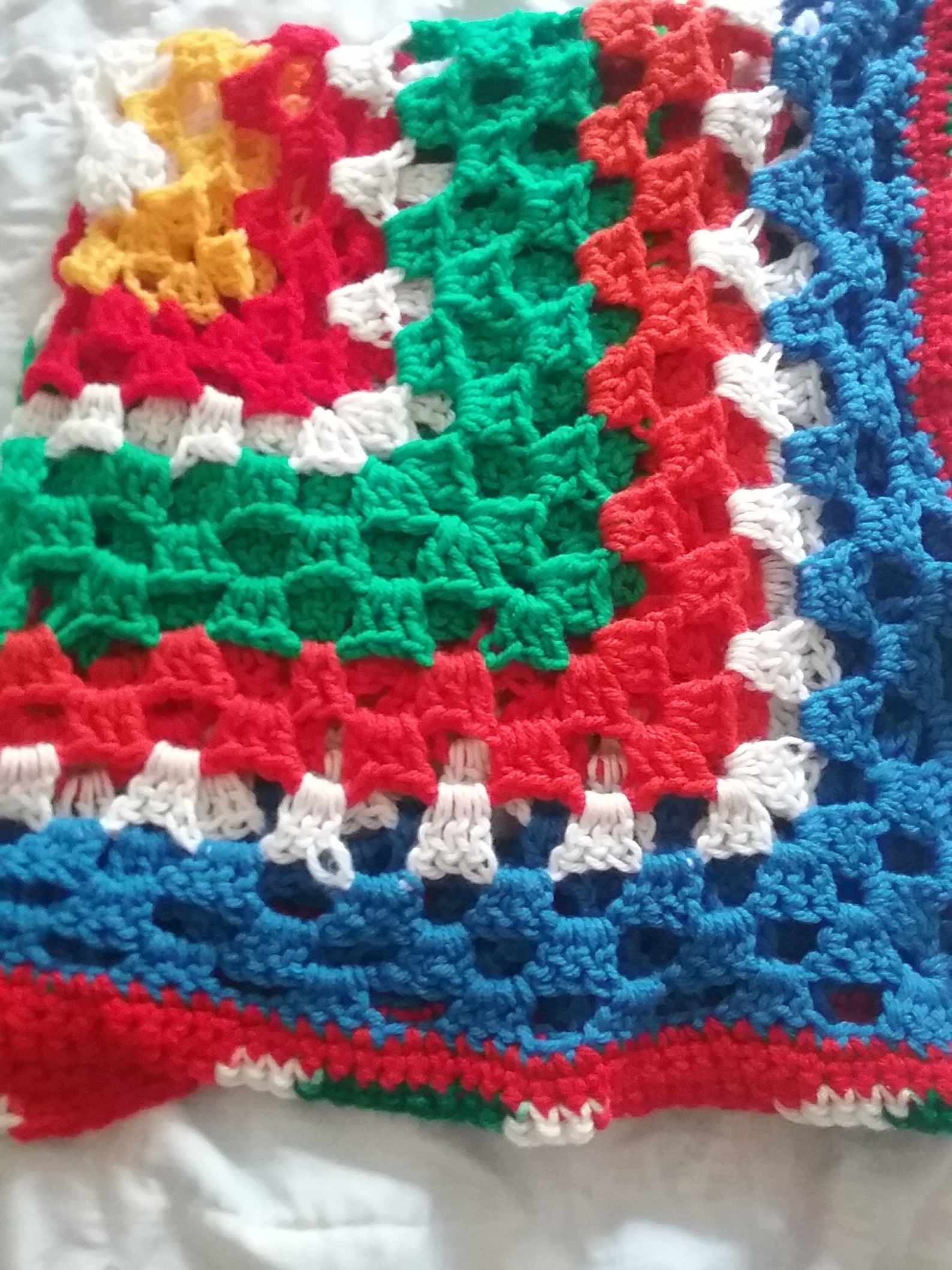 Hand Crocheted Baby Blanket Etsy