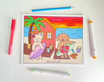 Kiki & Kelli Volume 2 Coloring Book