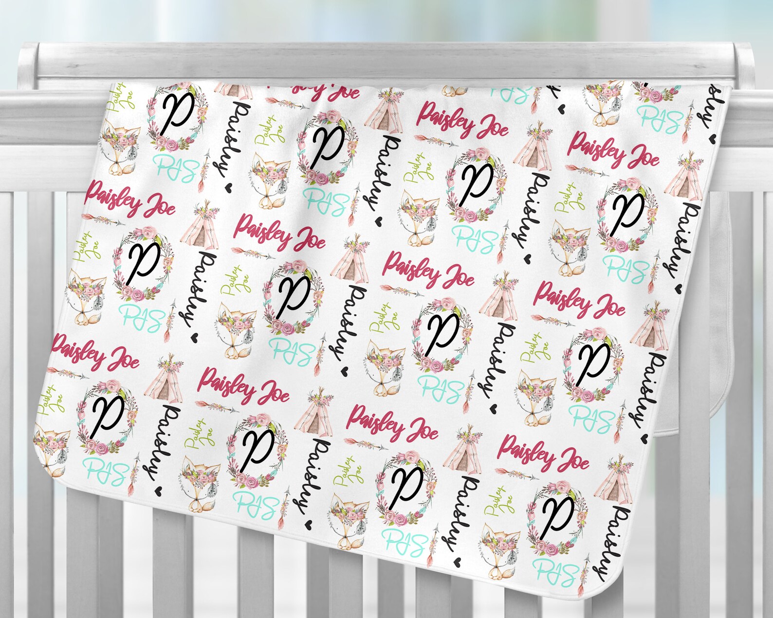 Baby Blanket Sublimation Template PNG and Smart Etsy