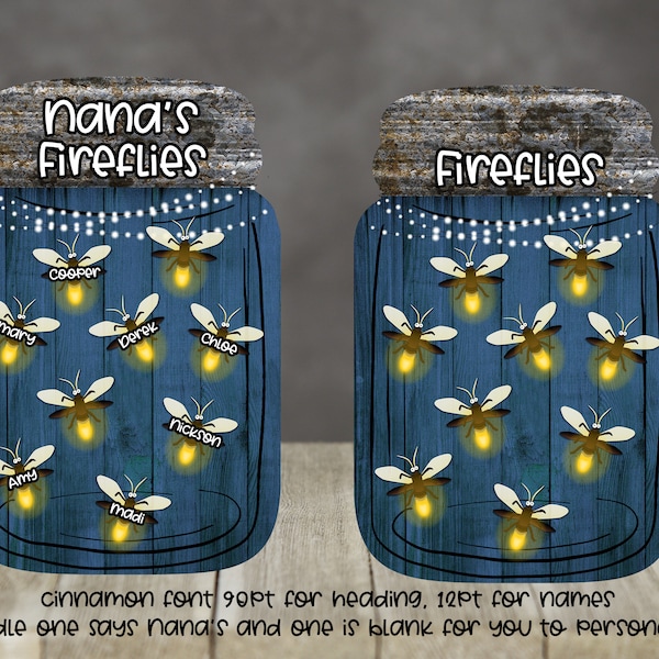 Fireflies Png Design Etsy