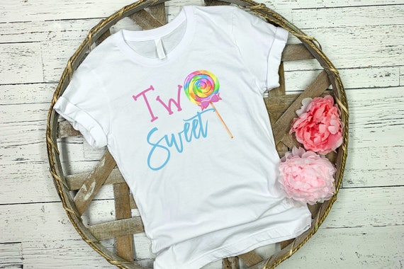 Two Sweet Birthday Toddler Design Shirt Sublimation t shirt Digital Design  PNG Instant Download towels shirts and more DIGITAL only