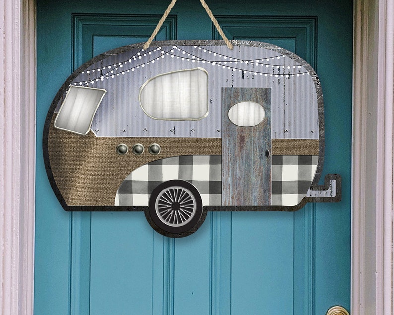 Download Camper Door Hanger Vintage Retro Camping Camper ...