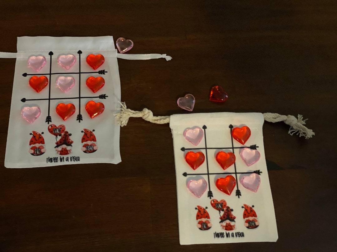 Sublimation Digital Design Tic Tac Toe Valentine Gnome Design PNG ...