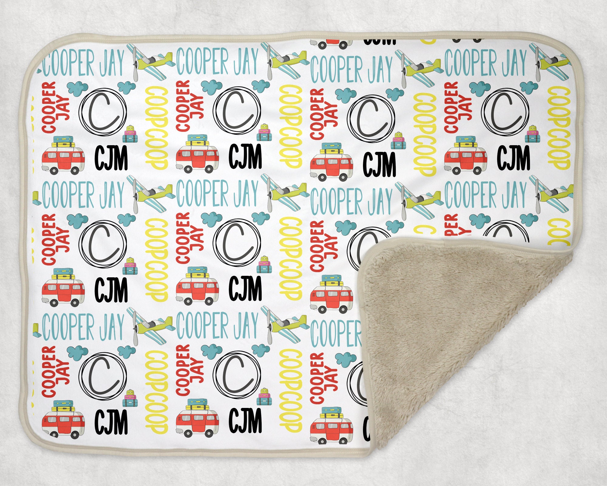 Baby Blanket Sublimation Template PNG and Smart Etsy